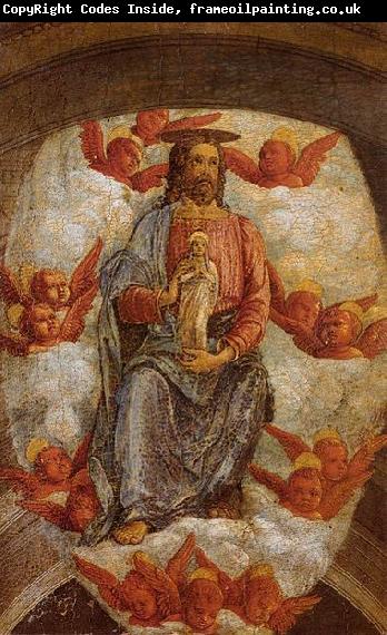 Andrea Mantegna Christ Welcoming the Virgin in Heaven